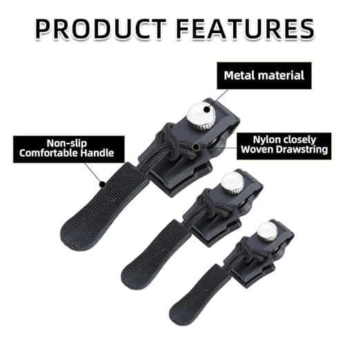 Zipper Repair Set, Zipper Repairer, Replacement Zip Pulls — view 6