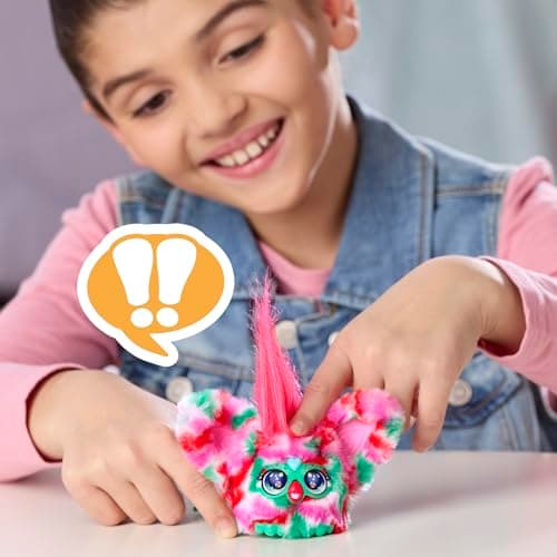 Hasbro Furby Furblets Pep-Mint Mini Plush Toy — view 5