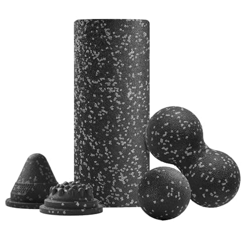 Foam Roller Set DeepTissue Non-Slip Ergonomic Shock-Absorbing