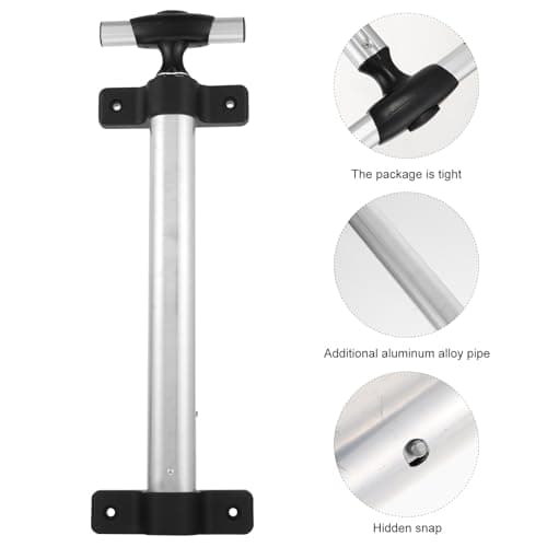 ifundom Adjustable Telescopic Suitcase Handle Luggage Accessory Made of Sturdy Aluminum Alloy Scalable Length and Easy to Install for Travel Suitcases and Luggage — view 6