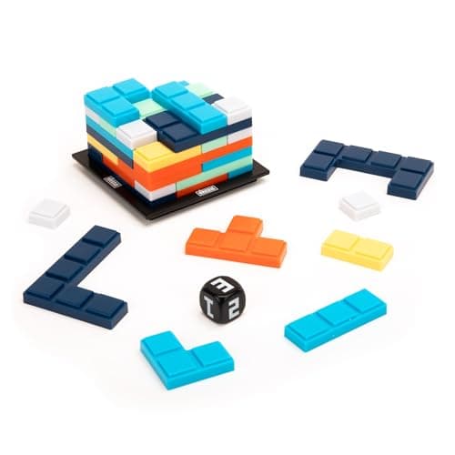 Learning Resources Upzzle Strategic Stacking Puzzle Game, Ages 7+, Brain Teaser for Kids, Logic & Problem Solving Travel Game for 2 Players — view 4