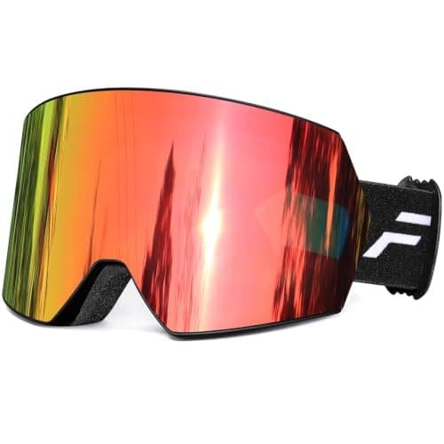 FMY OTG Ski Goggles,Snowboard Goggles for Men,Women & Youth Anti Fog