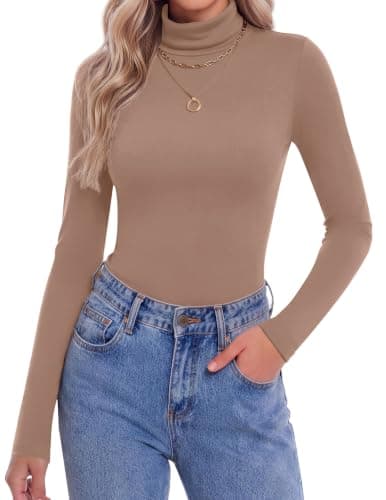 ZEAGOO Long Sleeve Tops Women Casual Lightweight Shirt Basic Thermal Jumper