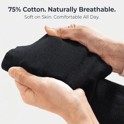 Kensington 75% Cotton Compression Socks Women & Men 18–21 mmHg Nude 6-8 — view 3