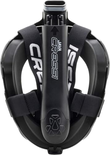 CRESSI since 1946 Java Adult Full Face Mask Compact Fit Black/Black L/XL — view 3