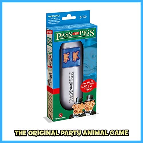 PASS THE PIGS Dice Game, The classic party and travel game, Will you get a Leaning Jowler? A Double Snouter?, first to 100 points wins, great gift for ages 6 plus — view 6