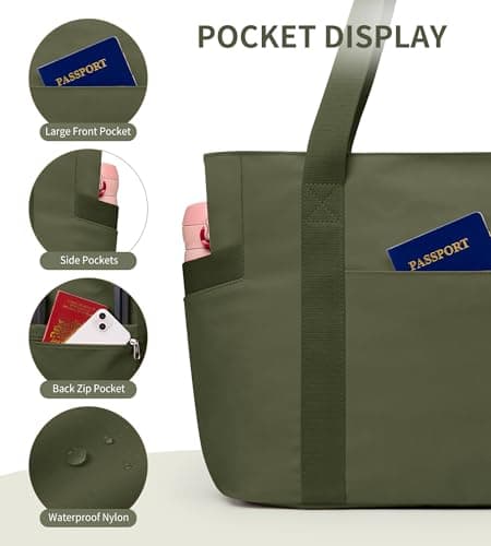 KALIDI Work Bag for Women Tote Bag w/Laptop Compartment for School Office — view 5