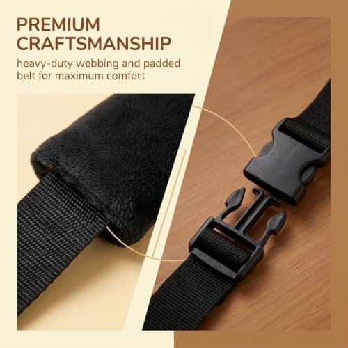 HIYAHB Baby High Chair Safety Strap, Portable Child Seat Harness Belt, Dining Chair Restraint Strap, Travel Feeding Chair Belt for Restaurants, Home Meals, Shopping Trolleys, Baby Feeding Accessory — view 3