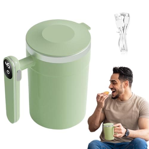 Tktouci Electric Mixing Cup Magnetic Self-Stirring Automatic Mug
