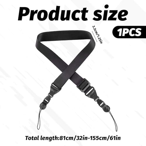 1PCS Binocular Strap Adjustable Camera Strap Weave Binoculars Straps Neck Shoulder,Camera Neck Strap,Quick Release Camera Strap with Anti-slip,Safety Tether Crossbody Sling Band for Cameras Camcorder — view 2