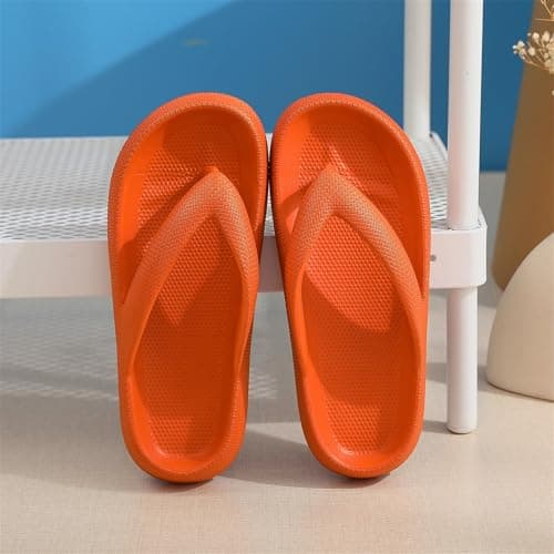 Eva Beach Flip Flops & Pool Slides for Women and Men (Orange 7Uk) — view 2