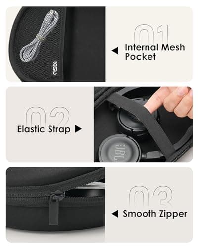 Headphone Case Hard Shell for JBL Tune 520BT/510BT/500BT/720BT/Soundcore — view 5