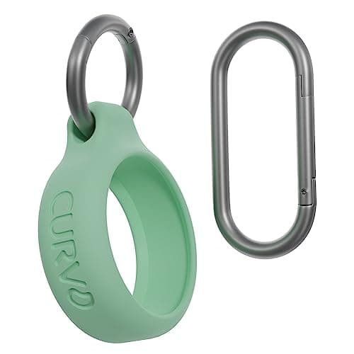 CURVD Earplugs Case Clip for Secure Storage & Travel of Ear Plugs- Premium Carrying Case Clip. Portable Waterproof Aluminum Earplug Holder, Durable Container Recyclable & Sustainable Materials (Mint)