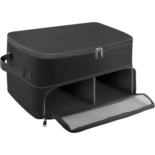 ToKinCen Golf Trunk Organizer Travel Bag Car Golf Accessories Storage Bag Men's Golf Gear Locker Shoe Organizer Bag Storage Car Trunk Organizer Ideal for Golf Enthusiasts Gifts
