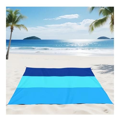 ROSSRORE Beach Blanket 200x210cm Foldable Outdoor Picnic Mat