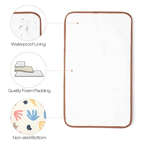 Lekebaby Foldable Baby Changing Mat - Travel & Portable — view 3
