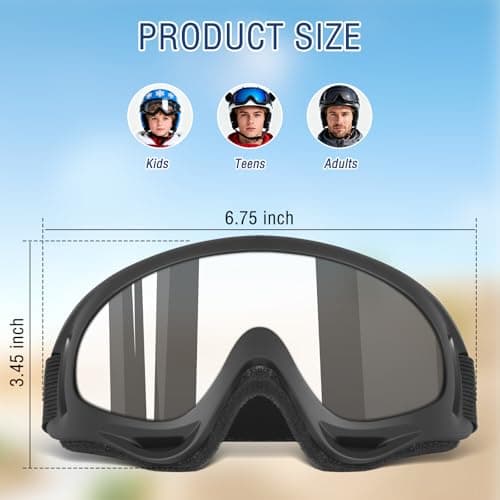 OXG 5 Pack Ski Snowboard Goggles, Ski Snow Goggles for Men Women Kids Youth UV Protection — view 2