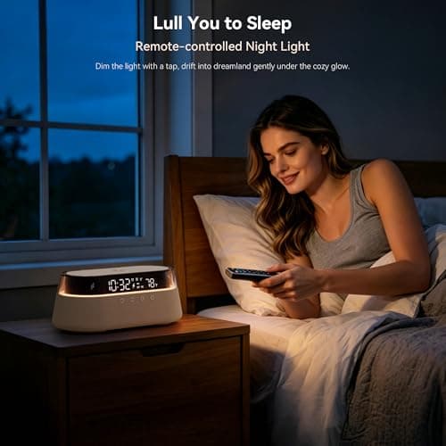 Portable Bluetooth Speaker with Remote, 15W Wireless Charger Night Light — view 6
