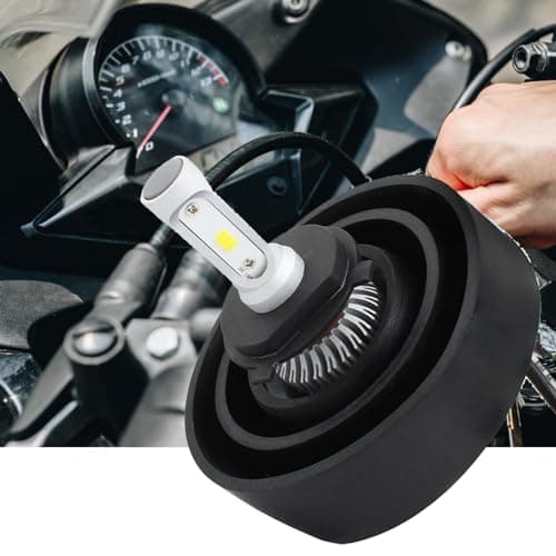 Akozon Headlight Dust Cover, 2pcs 100mm Universal Car LED Headlamp Bulb Rubber Dust Cap Housing Seal Shell Waterproof, Suitable For 2.5in, 2.75in, 3.5in, 4inch Opening — view 2