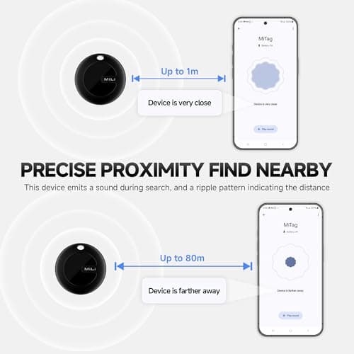 MiLi MiTag Go Tracker Tag with Keyring for Android Only (1 Pack) — view 3