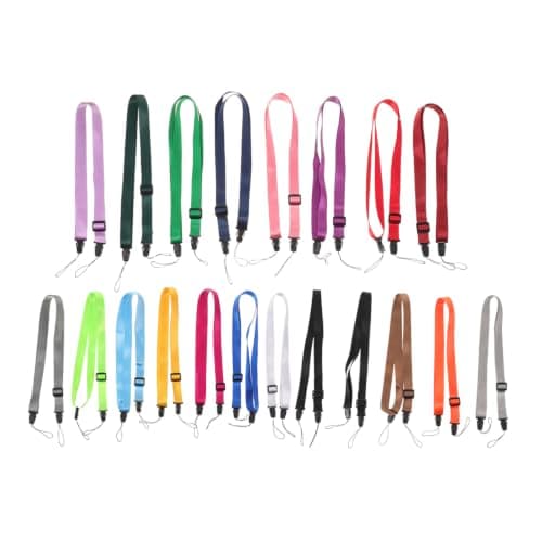 20pcs Portable Neck Fan Lanyard with Adjustable Buckle Strap