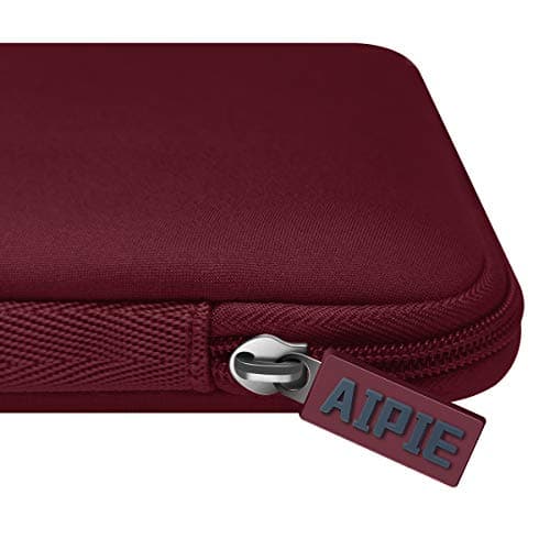 AIPIE Chromebook Case 11.6 12 Inch Laptop Sleeve Shockproof Tablet PC Bag Compatable with Acer, Dell, ASUS, HP, Lenovo IdeaPad, Samsung Galaxy, Microsoft Surface Pro 9 Women Wine Red 11.6 Inch — view 3