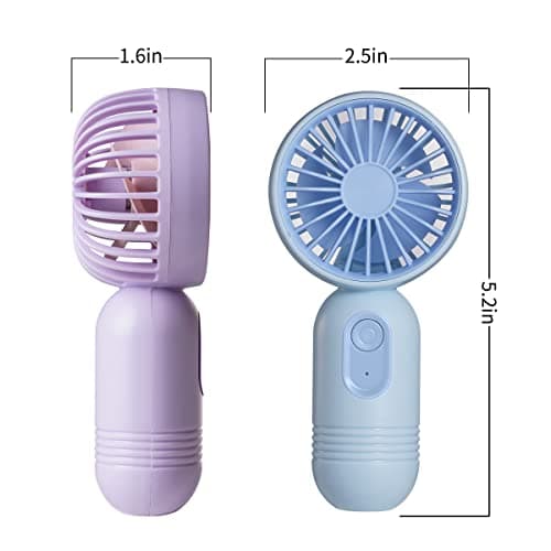 VanSmaGo 3 Pack Cute Eyelash Mini Portable Handheld USB Fan — view 5