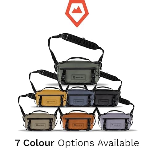 WANDRD Camera Bag - Rogue Sling Crossbody Camera Bag, Made of Ballistic Nylon Fabric, Works As Laptop Bag (Wasatch Green, 9L) — view 5