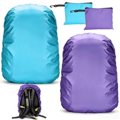 TESSTSY 2 Pcs Waterproof Backpack Cover Rucksack Liner