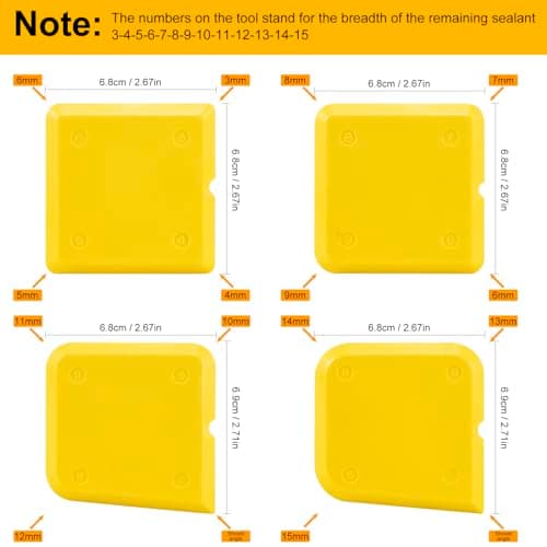 Silicone Caulking Tool Kit 4Pcs Sealant Smoother Applicator Finishing Tool — view 2