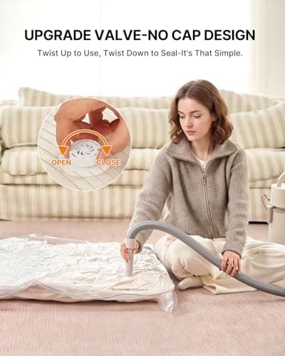 VINTAR Extra Large Vacuum Storage Bags, 4 Pack (100x130cm) — view 4