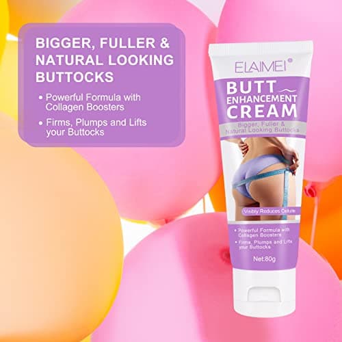 Butt Enhancement Cream, Natural Butt Lifting Plumping Firming Cream with Collagen Boosters, Reduce Cellulite & Sagging Hips, Moisturising Body Cream for Fuller Peachy Buttocks Hip Skin — view 3