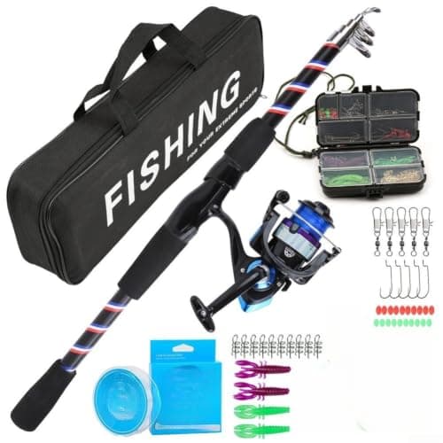 Telescopic Fishing Rod and Reel Combo