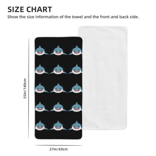 YYHHAOFA Coral Velvet Bath Towel 27x55in - Soft Absorbent — view 3
