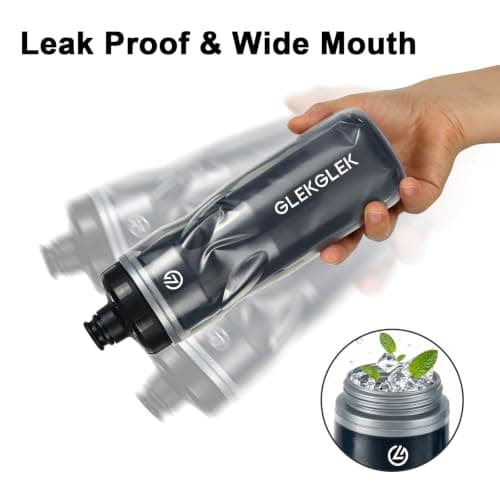 GLEKGLEK Insulated Sports Bottle 600ml, Cycling Bottle, BPA Free — view 5