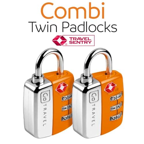 Go Travel TSA Luggage Lock - Sentry 3-Dial Combination, Twin Pack — view 3