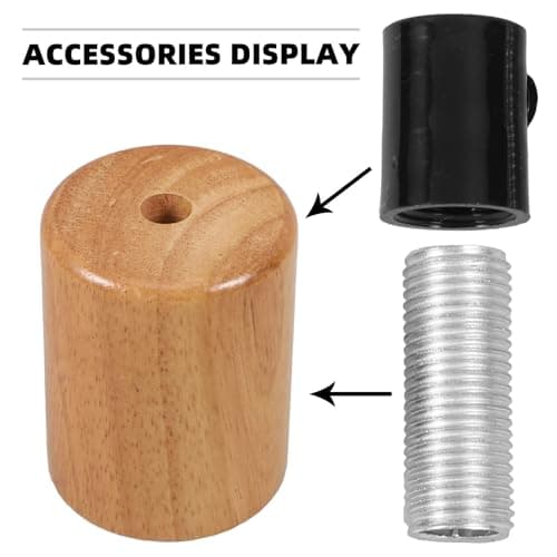 STOBAZA E27 Wood Lamp Holder Adapter with Adjustable Angle and Height — view 3