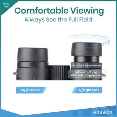 12x42 HD Binoculars for Adults High Powered with Phone Adapter and Tripod — view 6