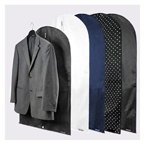 Hangerworld 40 Inch Black Breathable Suit Garment Dress Clothes Cover Protector Bag — view 6