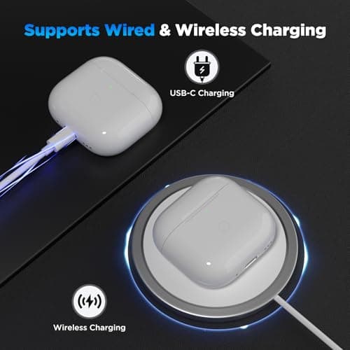 Wireless Charging Case Replacement Compatible with Air Pods 4 rd — view 5