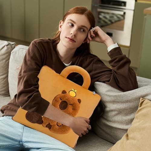 Tktouci Travel Blanket Airplane Head Back Cushion Support Nap — view 2