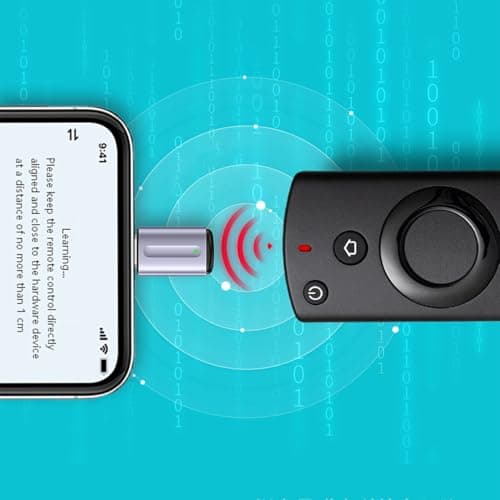 IR Remote Control Adapter – Black, Plug And Play Phone Accessory, 3.5mm Audio Jack Connection, Universal Emitter, App Controlled | Smartphone, TV, Projector, School, Home, Electronics, Stream — view 6