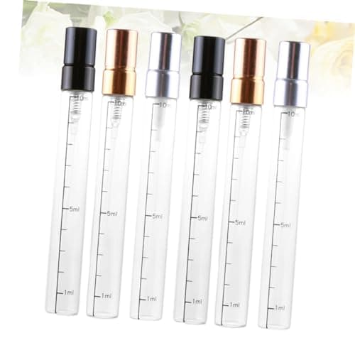 LOORGVEL 6 Pack 10ml Glass Spray Bottle with Scale for Perfume — view 4