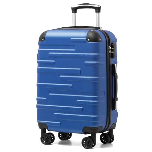 COOLIFE Carry on Suitcase 20 inch, EasyJet Cabin Luggage with TSA Lock,56cm