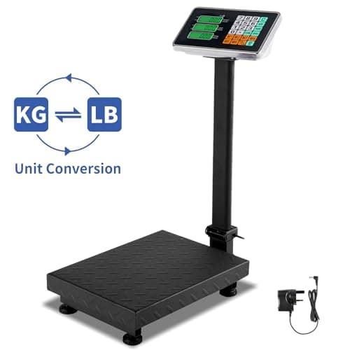 Karlhome Commercial Digital Electronic Computing Platform Scale, Black — view 5