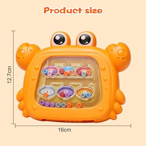 TonStyle Magnetic Drawing Board, Sensory Toys, 2-in-1 Magnetic Drawing Board & Maze Puzzle Toy, Portable Travel Camping Classroom Play Gift for 1-6 Years Old Boys Girls Birthday Party — view 2