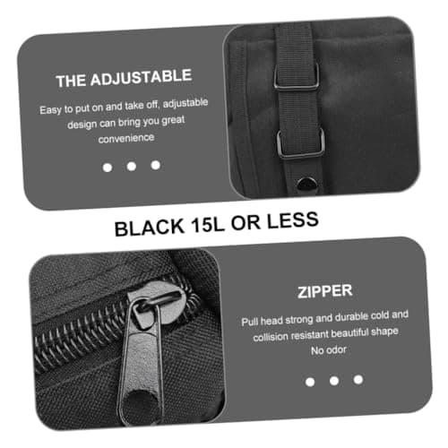Parliky Outdoor Fanny Pack Portable Sling Bag for Camping Hiking Shoulder Bag Waist for Travel Tactical Hip Pack Material — view 3