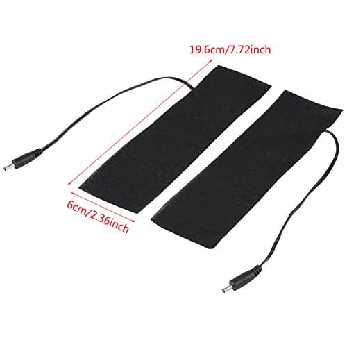Wincal USB Heater Pad Warm Insoles for Men and Women, 1 Pair 5V Electric Foot Warmers with Carbon Fiber Elements, 35-50°C Foldable and Washable for Outdoor Camping Heating — view 5