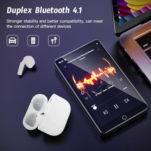 MP3 Player with WiFi & Bluetooth, 4.02” IPS HD MP4 Player, MP3 Player with Speakers, Music Player for Kids, Android Music Player Preloaded with Spotify, Play Store — view 4