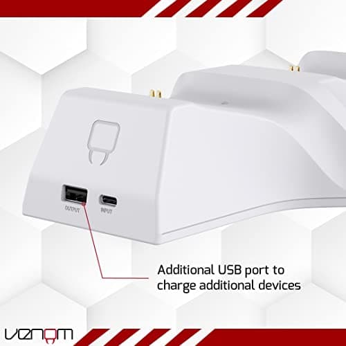 Venom Twin Charging Dock with 2 x Rechargeable Battery Packs - White for Xbox Series X & S/Xbox One — view 5